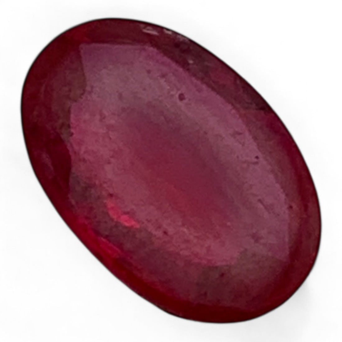 Faceted Pink Ruby Gemstone (1 of 3)