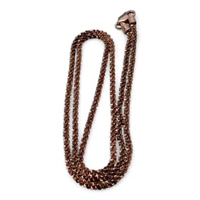 Sterling Silver Bronze Tone Necklace