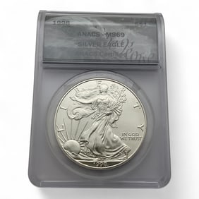 1998 American Silver Eagle One Dollar, Certified