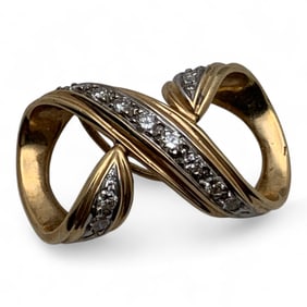 14k Gold And Diamond Pendant