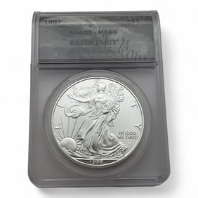 1997 American Silver Eagle One Dollar, Certified