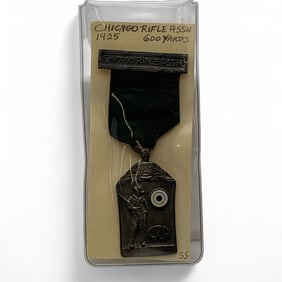 1925 Sterling Chicago Rifle Assn Medal