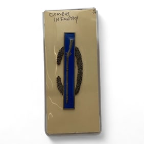 Sterling Silver Enameled Rifle Pin