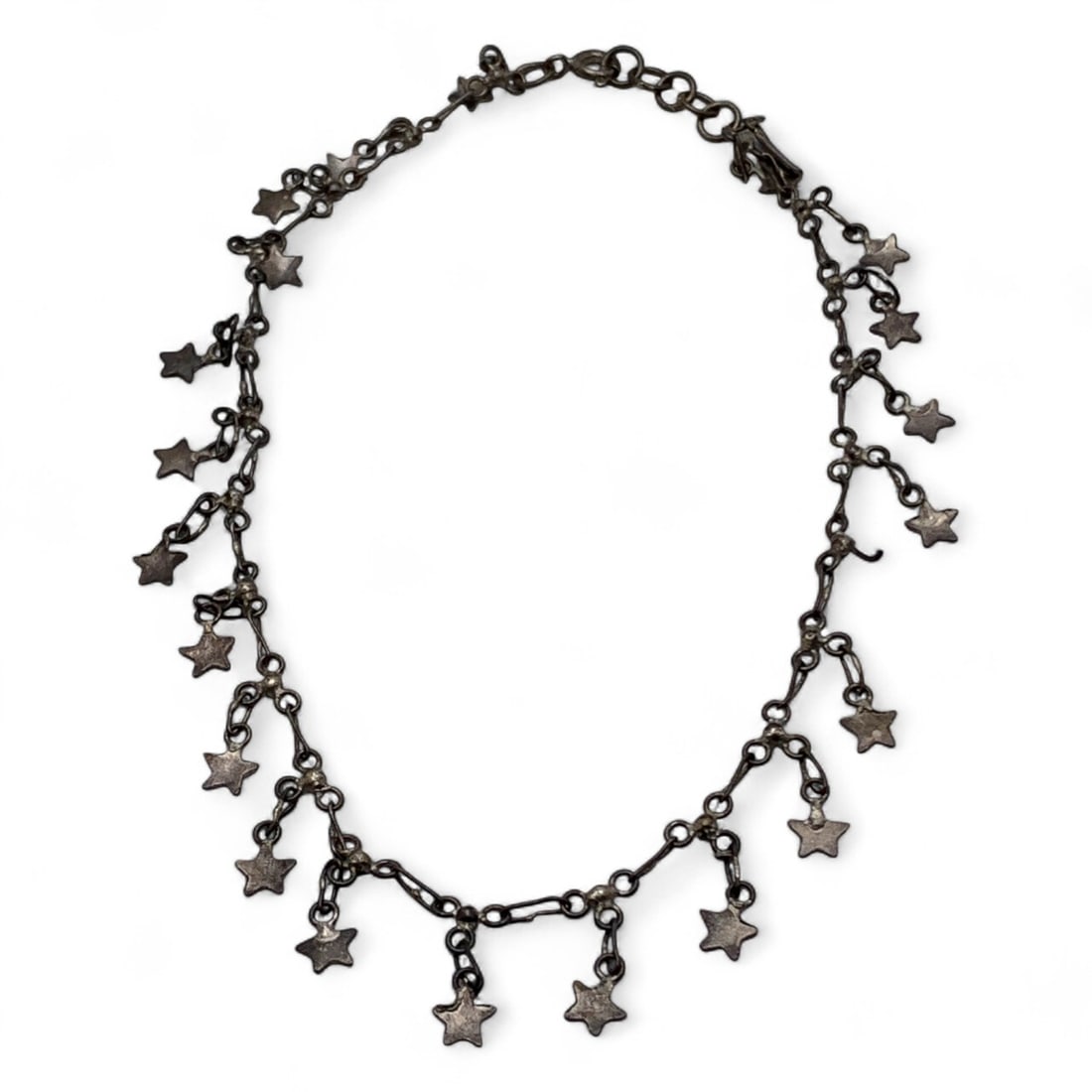 Sterling Silver Star Bracelet: Marked 925 - 10" Long - 4.7 Grams