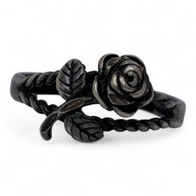 Sterling Silver Rose Ring