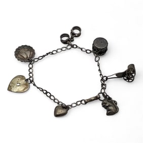 Sterling Silver Charm Bracelet