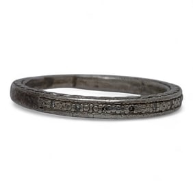 Silver Ring With Clear Stones