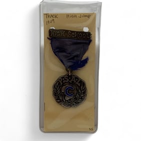 1909 Sterling Track High Jump Pin