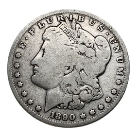1890 O Morgan Silver Dollar