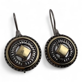 Pair Of Sterling Silver Earrings