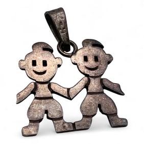 Mexico Sterling Silver Figural Pendant