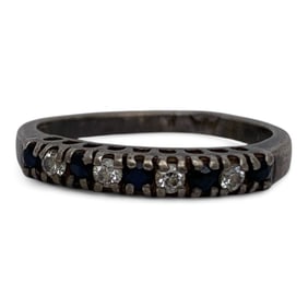 Sterling Silver Ring With Stones