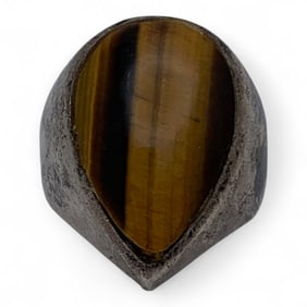 Sterling Silver & Tiger's Eye Ring