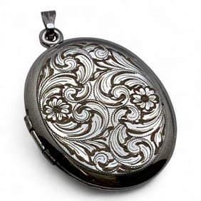 Sterling Silver Locket Pendant