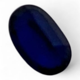 Faceted Blue Sapphire Gemstone