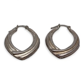 Pair Of Sterling Silver Earrings