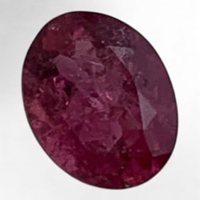 Faceted Pink Tourmaline Gemstone