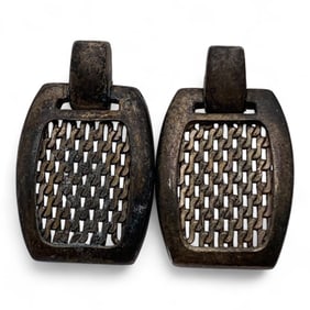 Pair Of Sterling Silver Earrings