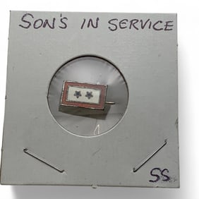 Sterling Silver Son's In Service Pin
