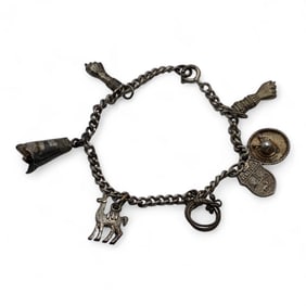 Sterling Silver Charm Bracelet