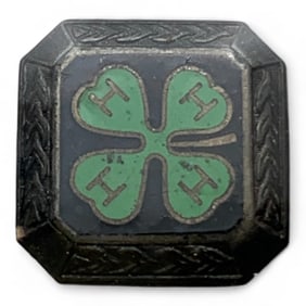 Sterling Silver 4-h Pin