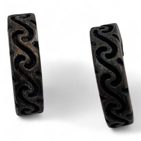 Pair Of Sterling Silver Earrings