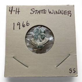 1966 Sterling 4-h State Winner Pin