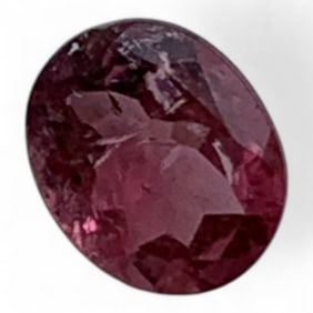 Faceted Pink Quartz Gemstone