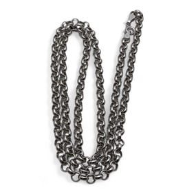 Milor Italy 14k White Gold Chain Necklace