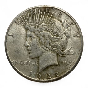 1922 S Peace Silver Dollar