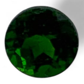 Faceted Green Quartz Gemstone
