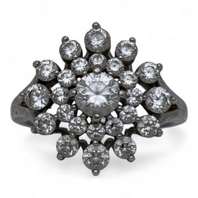 Sterling Silver & Cubic Zirconia Ring