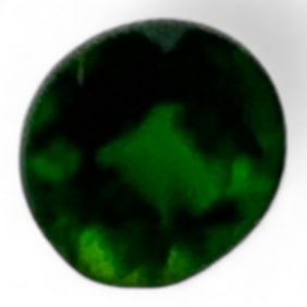 Faceted Green Quartz Gemstone