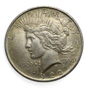 1922 D Peace Silver Dollar