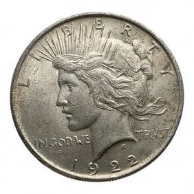 1922 Peace Silver Dollar