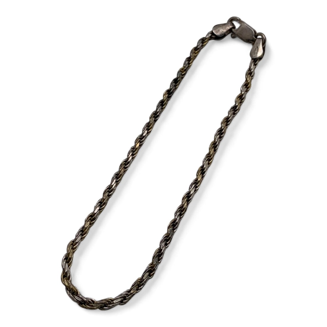 Sterling Silver Bracelet: Marked 925 - 7 1/2" Long - 3.6 Grams