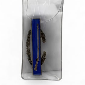 Sterling Silver Combat Infantry Pin