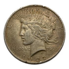 1922 Peace Silver Dollar