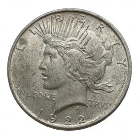 1922 Peace Silver Dollar