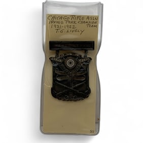 1921-22 Sterling Chicago Rifle Assn Medal
