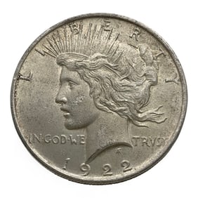 1922 Peace Silver Dollar