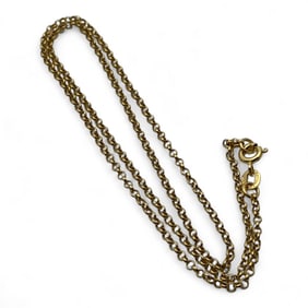 14k Gold Italy Chain Necklace