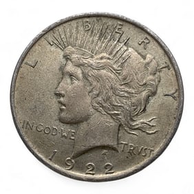 1922 Peace Silver Dollar