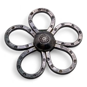 Silver Floral Pendant