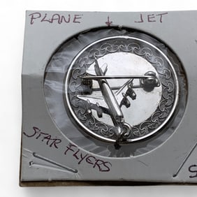 Silver Plane Pendant