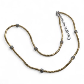 Sterling Silver Gold Tone Necklace