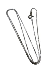 Sterling Silver Box Chain Necklace