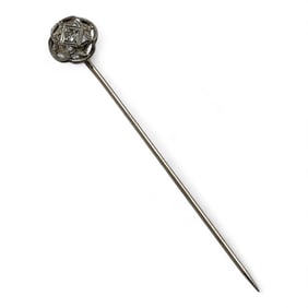14k Gold And Diamond Stick Pin