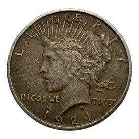 1924 Peace Silver Dollar