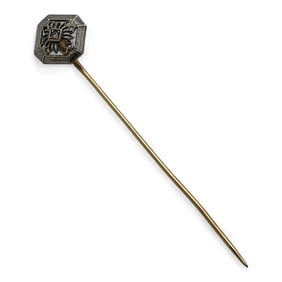 14k Gold And Diamond Stick Pin